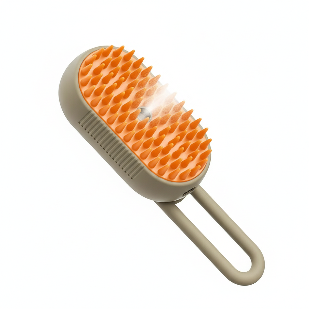 1~2pcs Steam Pet Brush 3-in-1 Massage Dog Steamy Brush Spray Beauty Tangled and Loose Hair Removal Cats Grooming Comb Dogs