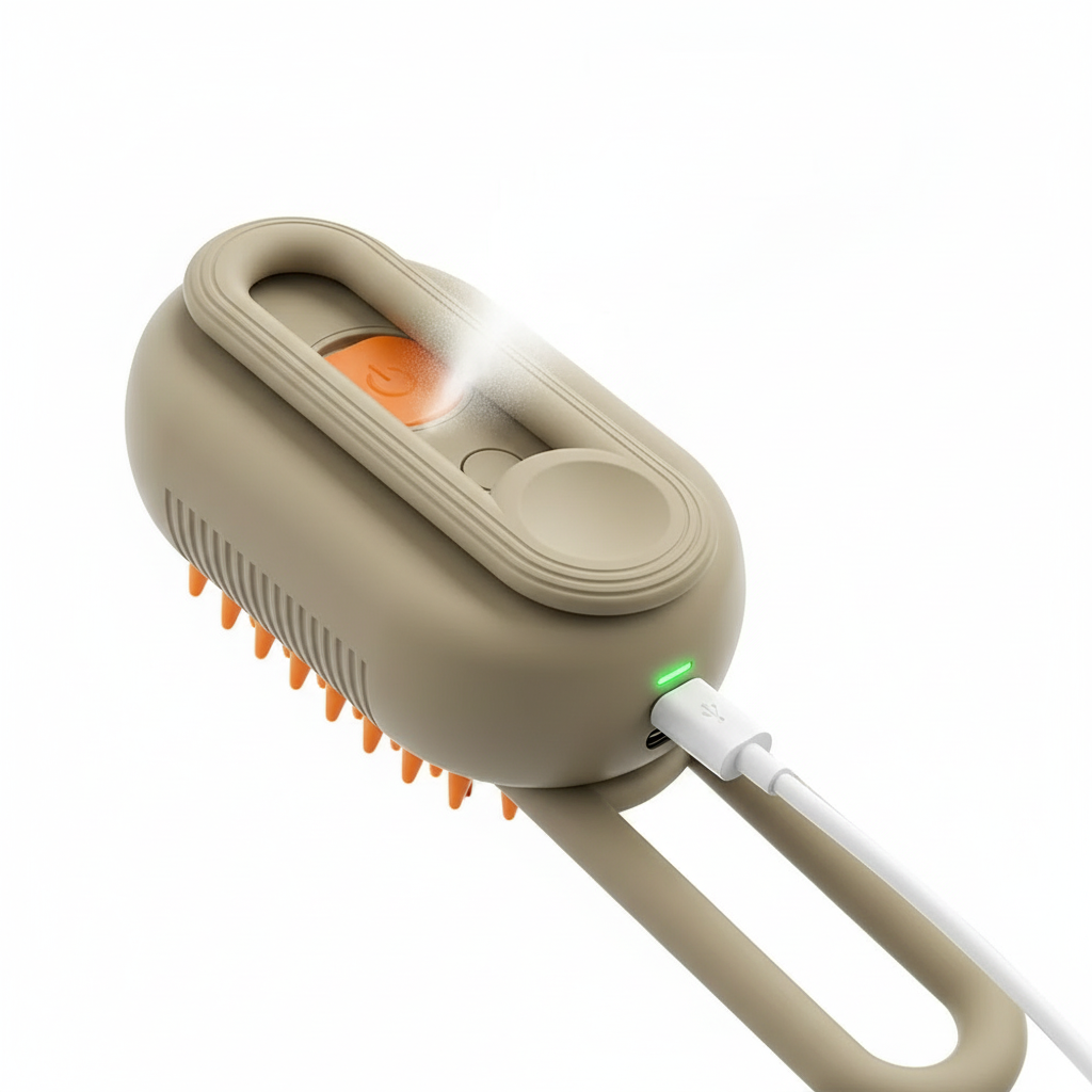 1~2pcs Steam Pet Brush 3-in-1 Massage Dog Steamy Brush Spray Beauty Tangled and Loose Hair Removal Cats Grooming Comb Dogs